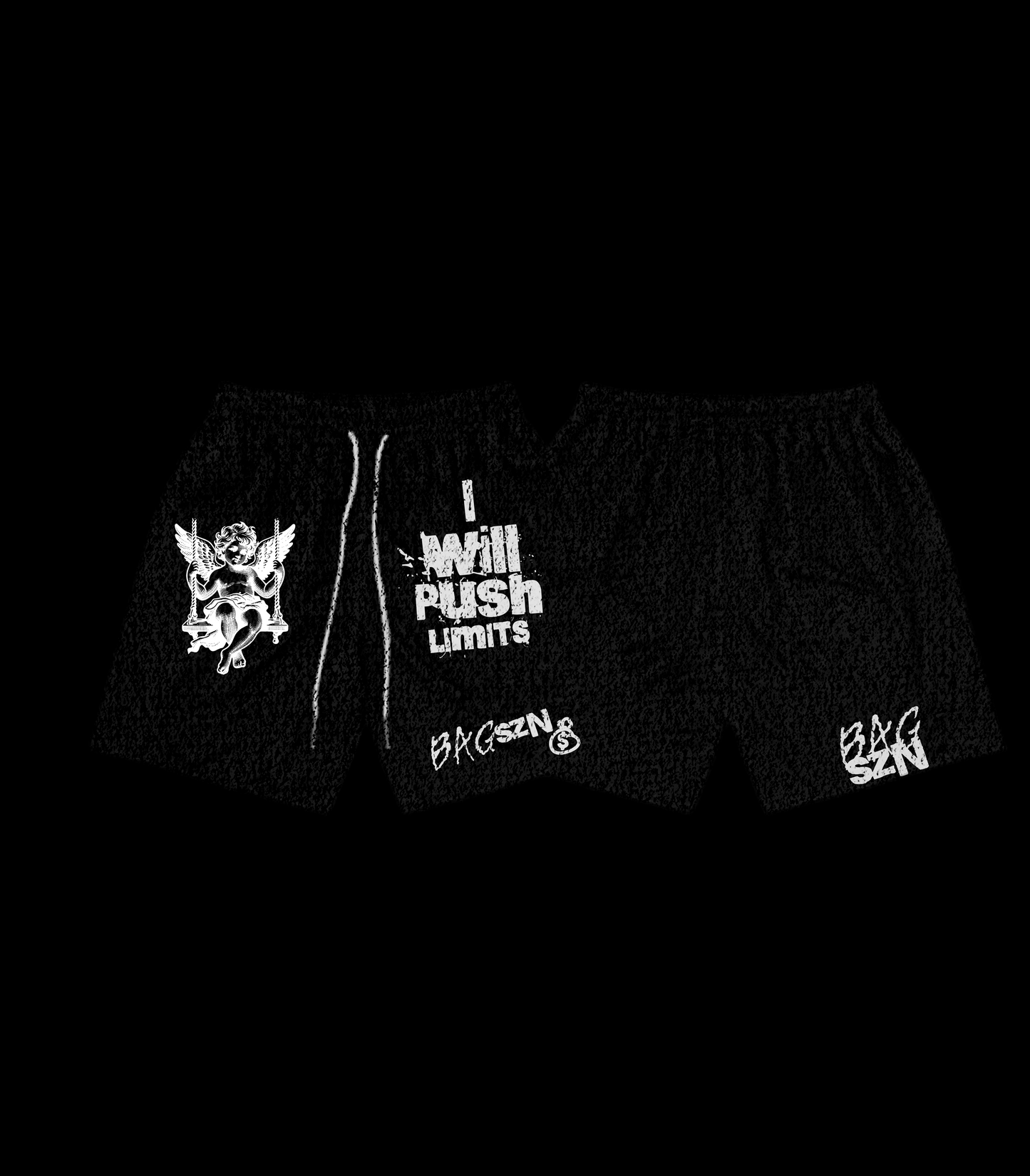 BAGSZN Shorts “I WILL PUSH LIMITS”