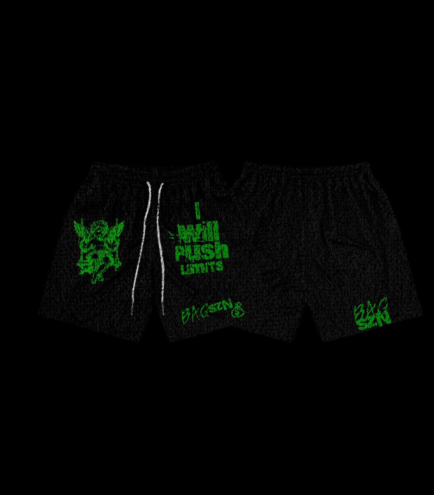 BAGSZN Shorts “I WILL PUSH LIMITS”