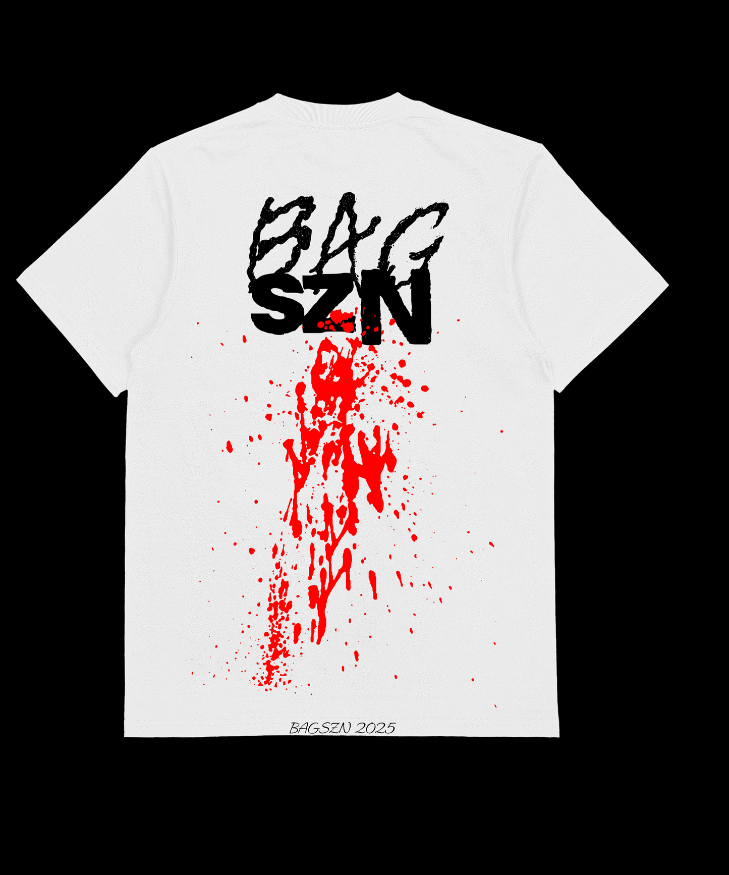 BAGSZN Cotton T-Shirt "BLOOD MONEY