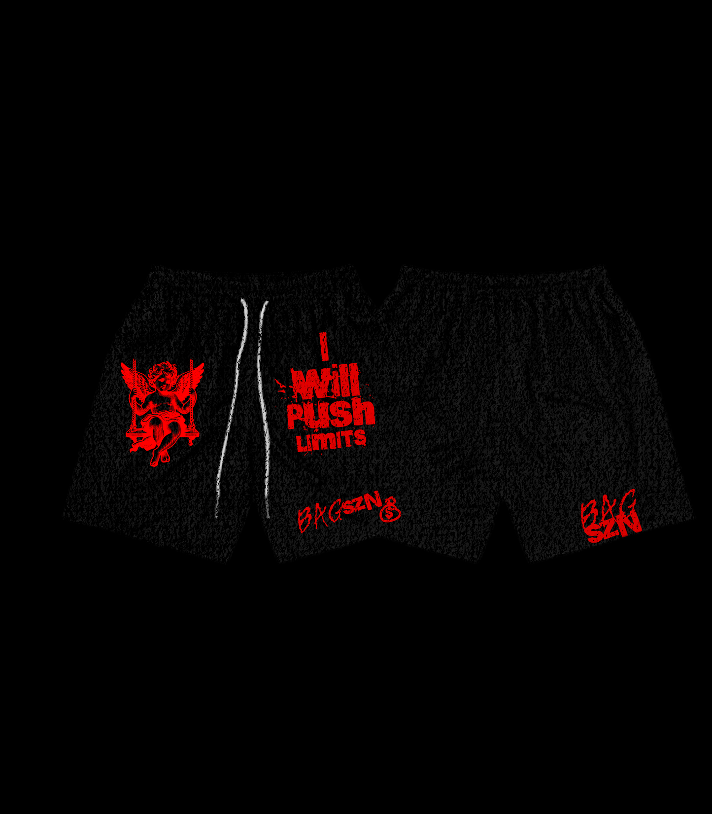 BAGSZN Shorts “I WILL PUSH LIMITS”