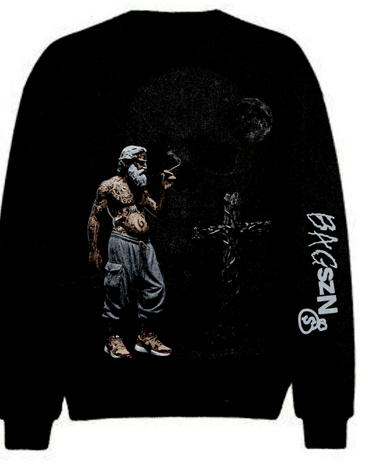 BAGSZN Sweater “CHAIN SMOKER”